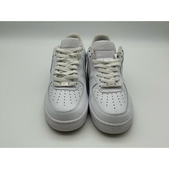 Nike Air Force 1 Men 12 Shoes Triple White DD8959-100 Athletic Sneaker Lace Up - Picture 3 of 7
